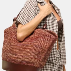 Squillo Raffia Tote
