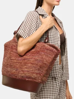 Squillo Raffia Tote