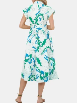 Belted Shirt Dress Maxi