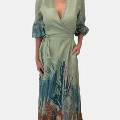 Ibiray Wrap Long Dress