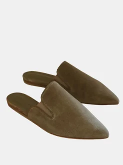 Suede Mule